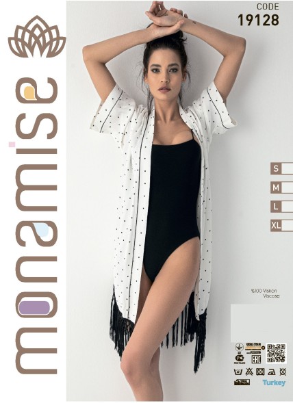 ✅Халат Женский Kimono (S+M+L+XL) MONAMISE Оптом Турция Фабрика