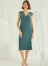 MONA 19304 Оптом Турция Ночная Сорочка (L+XL+XXL+3XL) MONAMISE  Фабрика Купить Оптом с Турция