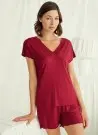 MONA 18516 Оптом Турция Женский Комплект с Шортами (S+M+L+XL+XXL+XXXL) MONAMISE Фабрика Купить Оптом с Турция