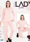 Lady 22002 Оптом Турция Спортивный Женский Костюм с Брюками (M+L+XL+2XL+3XL) Lady Фабрика Купить Оптом с Турция