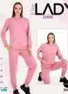 Lady 22005 Оптом Турция Спортивный Женский Костюм с Брюками (M+L+XL+2XL+3XL) Lady Фабрика Купить Оптом с Турция