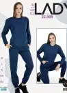 Lady 22009 Оптом Турция Спортивный Женский Костюм с Брюками (M+L+XL+2XL+3XL) Lady Фабрика Купить Оптом с Турция