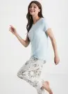 Catherines CB1010 Оптом Турция Женский Комплект с Брюками Viscose CATHERINE'S Basics 2025 Фабрика Купить Оптом с Турция