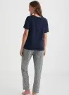 Catherines CB1012 Оптом Турция Женский Комплект с Брюками Viscose CATHERINE'S Basics 2025 Фабрика Купить Оптом с Турция