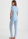 Catherines CB1014 Оптом Турция Женский Комплект с Брюками Viscose CATHERINE'S Basics 2025 Фабрика Купить Оптом с Турция