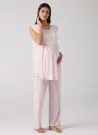 MERCIMARYA 1010 Pudra Оптом Турция Пижамный Комплект Тройка для Беременных (M+L+XL) MERCI MARYA Фабрика Купить Оптом с Турция