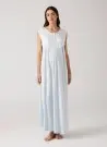 MERCIMARYA 1011 Mavi Оптом Турция Пижамный Комплект Двойка для Беременных (M+L+XL) MERCI MARYA Фабрика Купить Оптом с Турция
