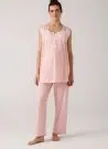 MERCIMARYA 1012 Somon Оптом Турция Пижамный Комплект Тройка для Беременных (M+L+XL) MERCI MARYA Фабрика Купить Оптом с Турция