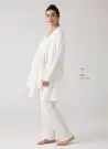 MERCIMARYA 1016 Ekru Оптом Турция Пижамный Комплект Тройка для Беременных (M+L+XL) MERCI MARYA Фабрика Купить Оптом с Турция