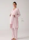MERCIMARYA 1016 Pudra Оптом Турция Пижамный Комплект Тройка для Беременных (M+L+XL) MERCI MARYA Фабрика Купить Оптом с Турция