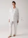 MERCIMARYA 1019 Ekru Оптом Турция Пижамный Комплект Тройка для Беременных (M+L+XL) MERCI MARYA Фабрика Купить Оптом с Турция