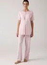 MERCIMARYA 1020 Pudra Оптом Турция Пижамный Комплект Тройка для Беременных (M+L+XL) MERCI MARYA Фабрика Купить Оптом с Турция