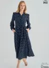 IBIZA 8432 Оптом Турция Платье (S/M+L+XL+XXL) IBIZA Фабрика Купить Оптом с Турция