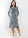 JEN 04405 Оптом Турция Туника Рубашка Viscose (M+L+XL+2XL+3XL) JEN Фабрика Купить Оптом с Турция
