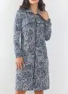 JEN 04405 Оптом Турция Туника Рубашка Viscose (M+L+XL+2XL+3XL) JEN Фабрика Купить Оптом с Турция