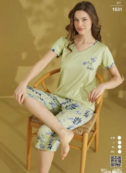 ✅Женский Комплект с Капри (S+M+L+XL) SEAMLIFE Оптом Турция Фабрика