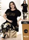 Lady BTL Ksa 10948 Оптом Турция Женский Комплект с Брюками (2XL+3XL+4XL) Lady Фабрика Купить Оптом с Турция
