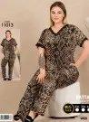 Lady BTL Ksa 11013 Оптом Турция Женский Комплект с Брюками (2XL+3XL+4XL) Lady Фабрика Купить Оптом с Турция