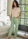 GIZZEY 21099 Оптом Турция Женский Комплект с Брюками (S+M+L+XL) GIZZEY Фабрика Купить Оптом с Турция