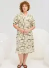 GIZZEY 21279 Оптом Турция Платье (2XL+3XL+4XL) GIZZEY Фабрика Купить Оптом с Турция