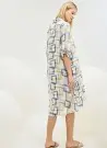 GIZZEY 21250 Оптом Турция Платье Рубашка на Пуговицах (S+M+L+XL) GIZZEY Фабрика Купить Оптом с Турция