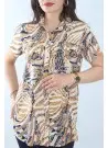 JEN 0525 Оптом Турция Женская Рубашка (L+XL+2XL+3XL+4XL) JEN Фабрика Купить Оптом с Турция