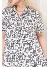 JEN 05112 Оптом Турция Туника (XL+2XL+3XL+4XL+5XL) JEN Фабрика Купить Оптом с Турция