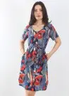 JEN 05131 Оптом Турция Туника Viscosa (M+L+XL+2XL+3XL) JEN Фабрика Купить Оптом с Турция
