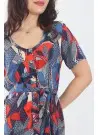 JEN 05131 Оптом Турция Туника Viscosa (M+L+XL+2XL+3XL) JEN Фабрика Купить Оптом с Турция