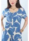 JEN 05129 Оптом Турция Туника Viscosa (M+L+XL+2XL+3XL) JEN Фабрика Купить Оптом с Турция
