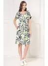JEN 05136 Оптом Турция Туника Viscosa (M+L+XL+2XL+3XL+4XL) JEN Фабрика Купить Оптом с Турция