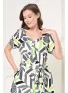 JEN 05136 Оптом Турция Туника Viscosa (M+L+XL+2XL+3XL+4XL) JEN Фабрика Купить Оптом с Турция