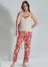 Feyza 5227 Оптом Турция Женский Комплект с Брюками 3-йка (S+M+L+XL) Feyza 5227 Фабрика Купить Оптом с Турция